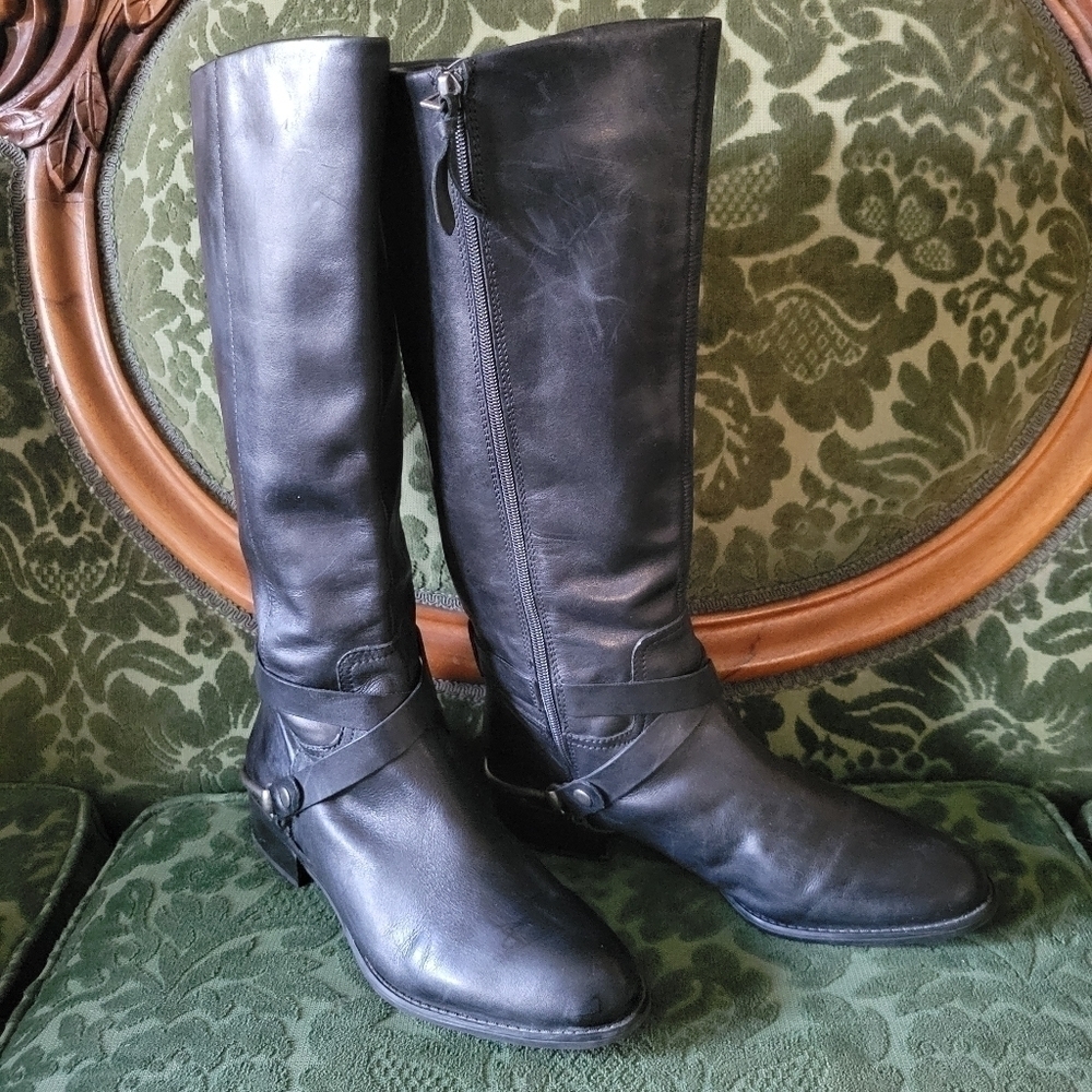 Steve Madden Riding Style Tall Leather Boots